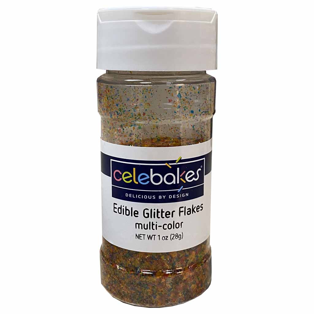 White Edible Glitter Flakes - High Quality, Great Tasting Baking Products  and Ingredients, Made By Bakers, for Bakers.